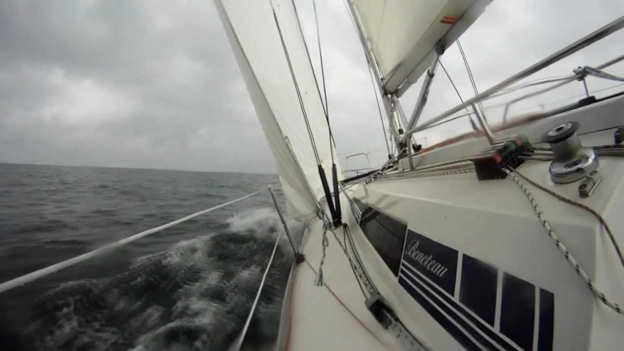 Sailing - Beneteau First Class 10 - Trelleborg - Sandhammaren - YouTube