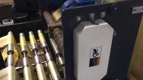 HSWS-300X2 S type two lines plastic bag on roll without core making machine