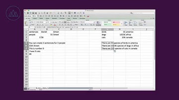 How to combine cell in Excel  using the concatenate function