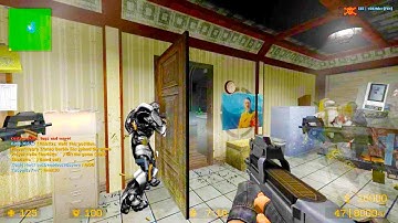 Counter Strike Source Zombie Escape mod online gameplay on Biohazard 2 map