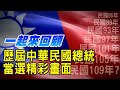 一起來回顧！歷屆中華民國總統當選精彩畫面│中視新聞