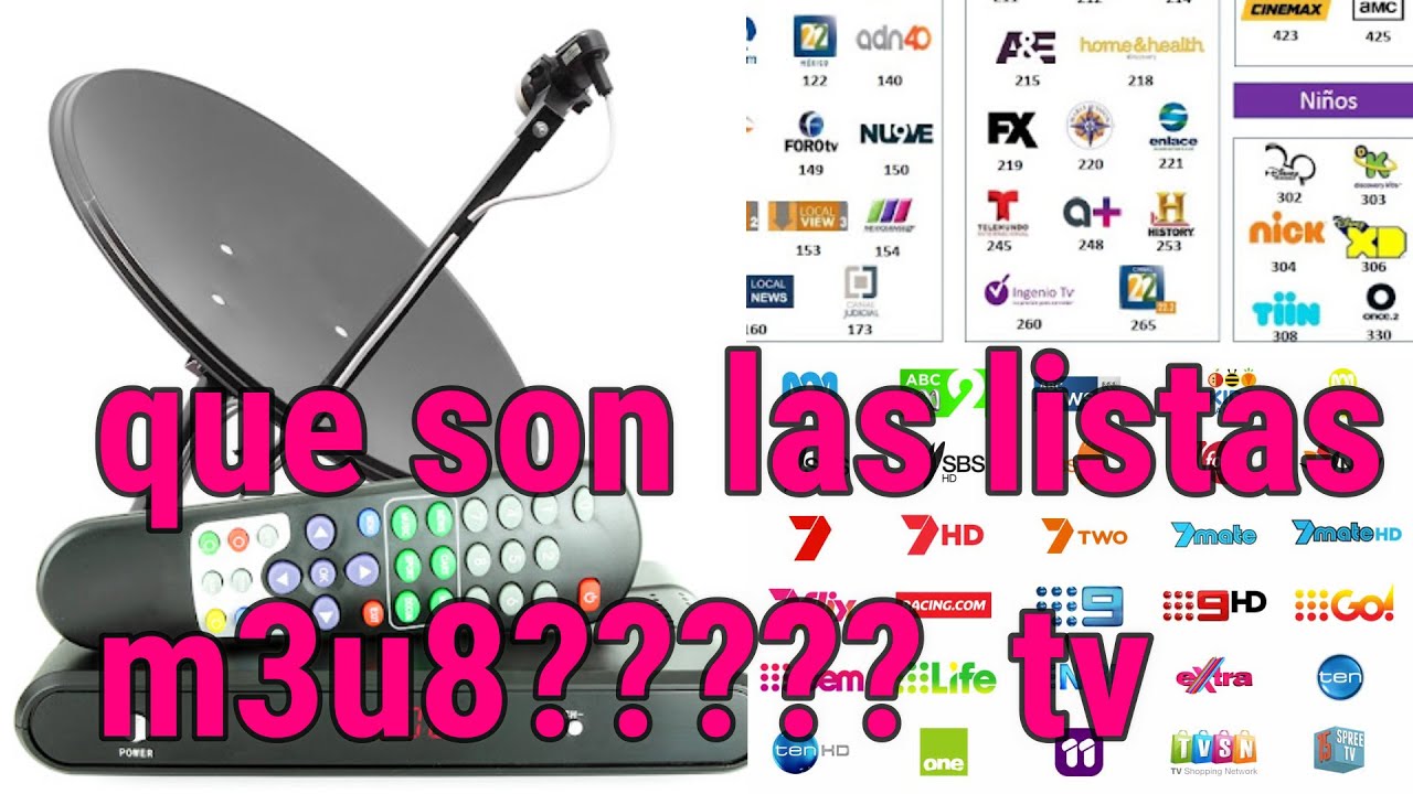 que es? una lista m3u8 tv x pc vlc lector de listas m3u para