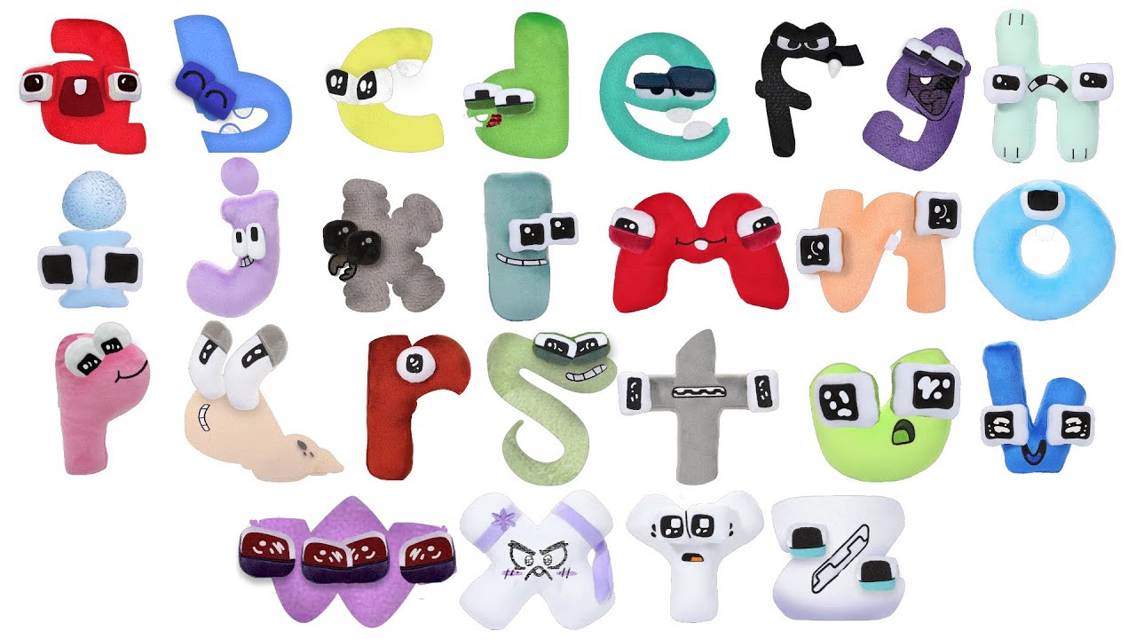 Baby Plush Toys Alphabet Lore (A-Z) 