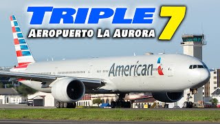 Boeing 777300ER / American Airlines / Aeropuerto La Aurora / Guatemala