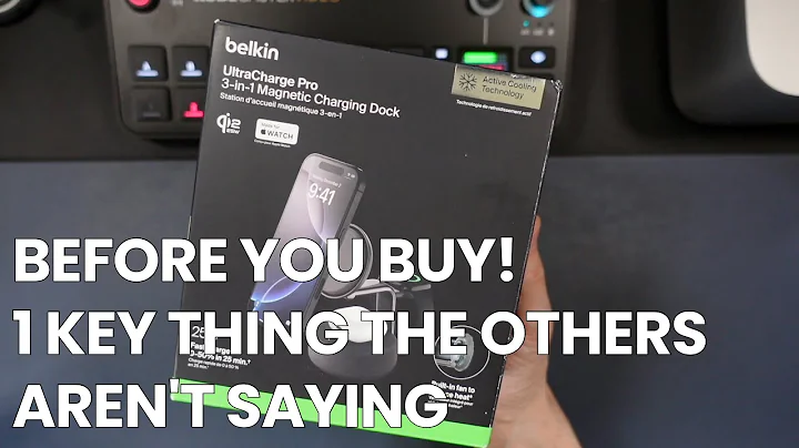 Belkin UltraCharge Pro with Qi2 - Watch before you buy! - iPhone 17 & more supported