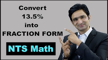 Percentage Problems - Math Test Preparation for NTS, NAT, GAT and HEC HAT Test - By Sir Mujahid