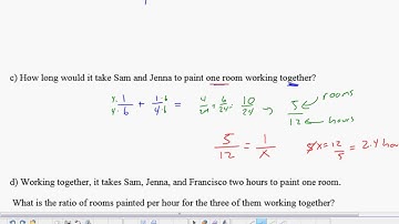Rational Expression Word Problems A2CC