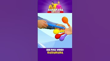 Thumbnail of Finger Family Where Are You? - Balloon Finger Song For Kids | Babanana Shorts #shorts