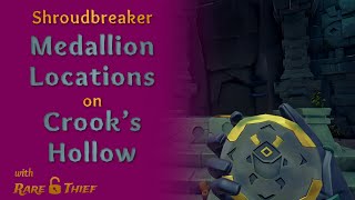 Sea of Thieves: Shroudbreaker Tall Tale Scarab Vault Medallion Locations Guide for Crook's Hollow