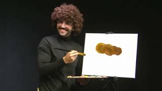 teaching blind people how to paint