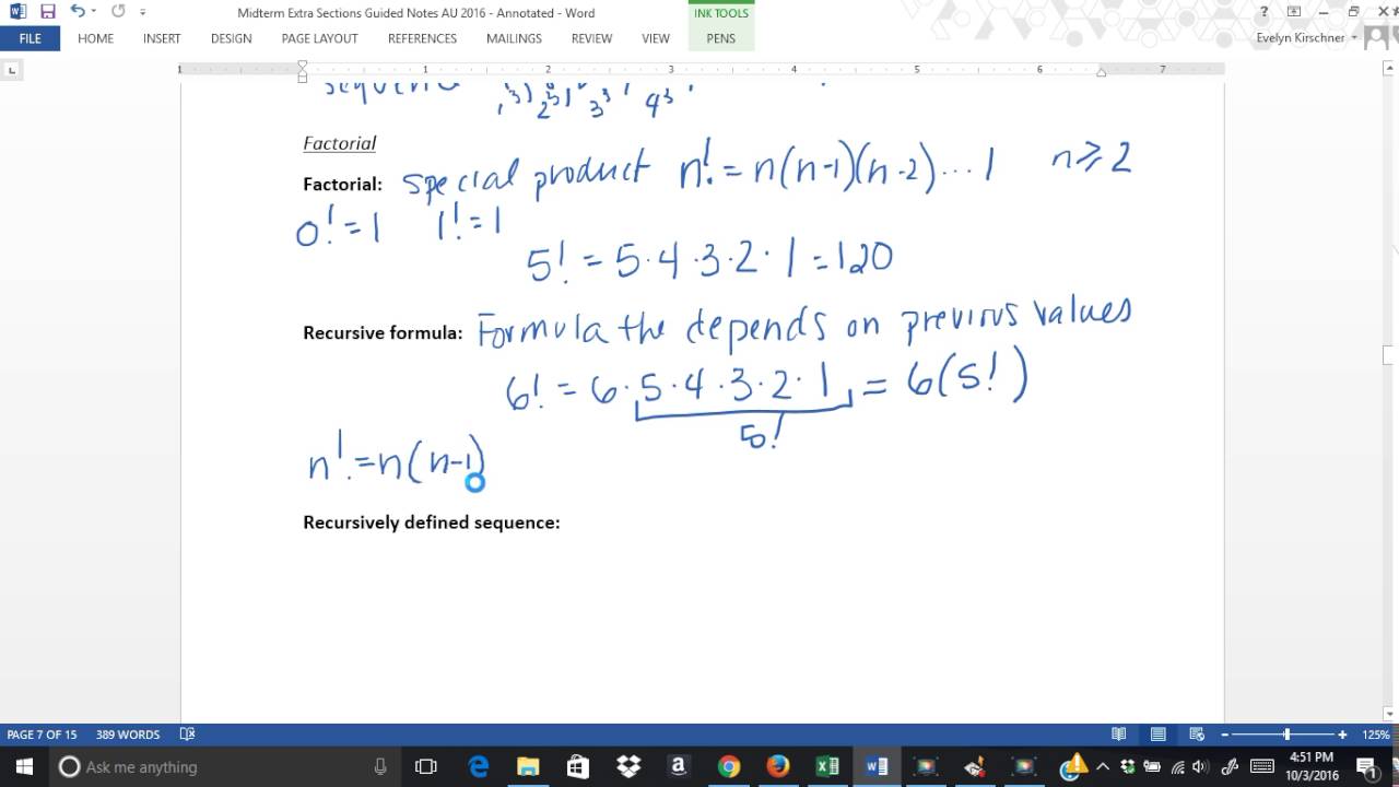 Section 13 1 Factorial - YouTube