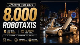 8,000 Robotaxis Are Coming to Las Vegas (Tesla, Waymo & Uber Approved)