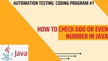 How to check Even or Odd number in Java | Interview Question #1