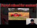 400K Ferrari gets ruined for content #ferrari #contentcreation #contentcreator #offroading
