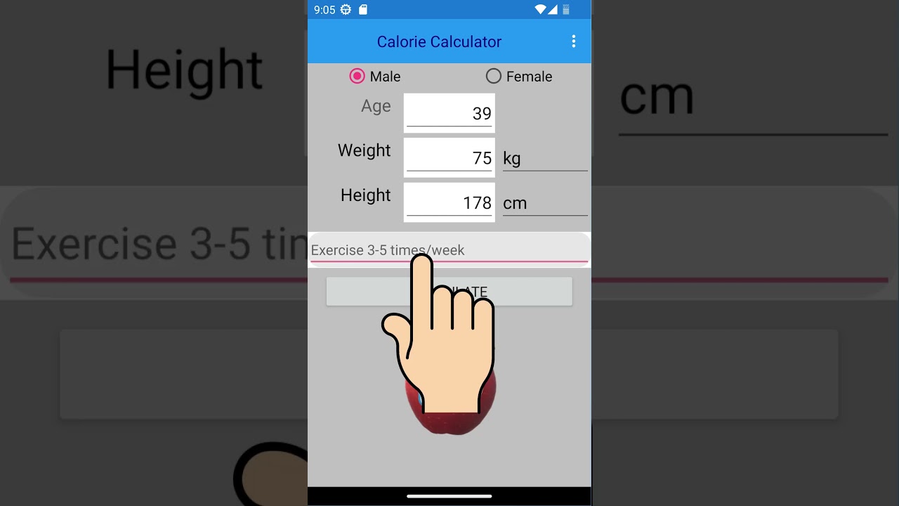 ⁣Calorie Calculator