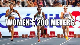 Sydney McLaughlin VS. Abby Steiner! || Women's 200 Meters  2024 L.A Grand Prix