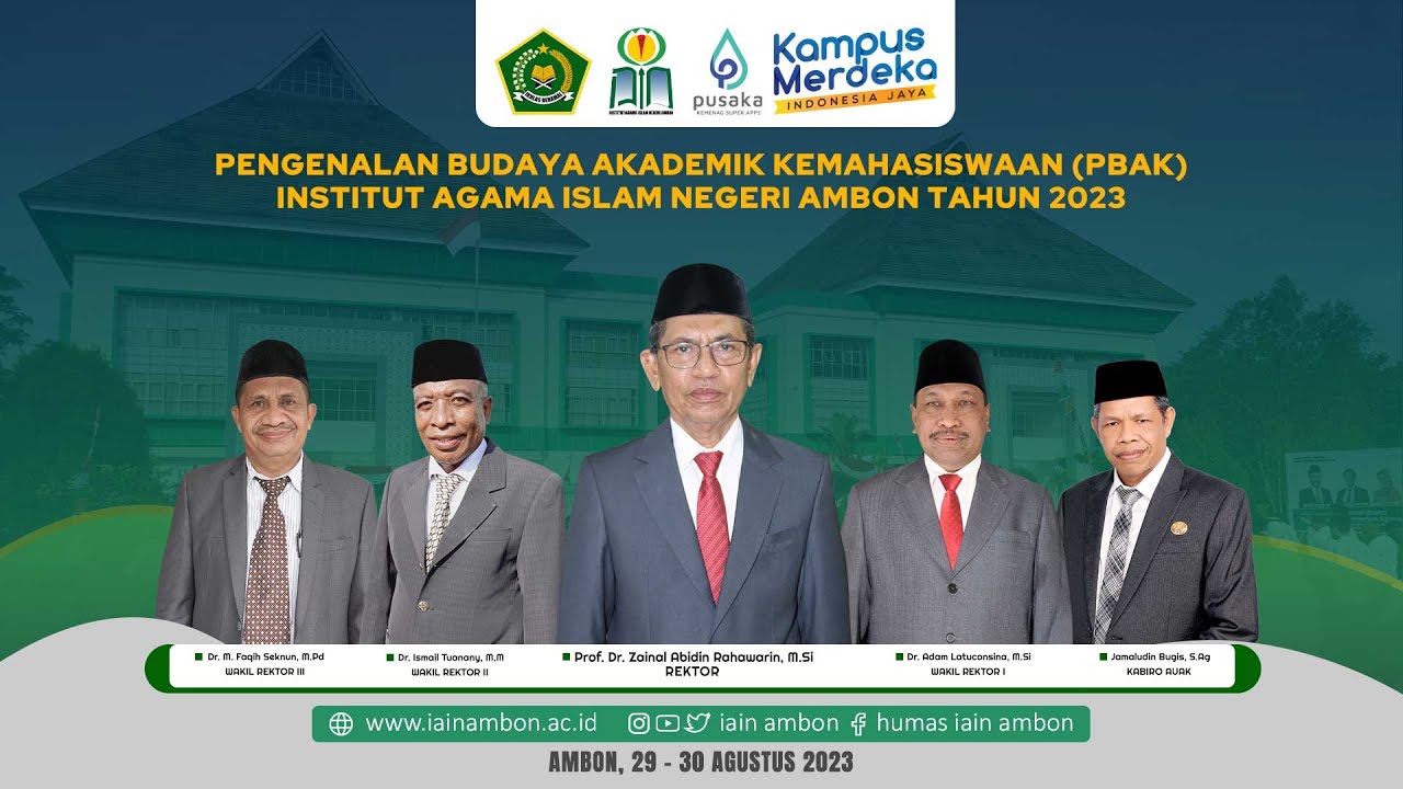 PBAK IAIN AMBON TAHUN 2023