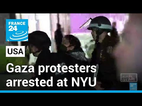 Pro-Palestinian protesters arrested at NYU as tensions flare at US universities • FRANCE 24