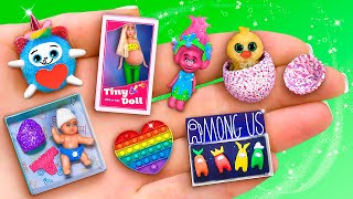 17 DIY  Bonecos e Brinquedos em Miniatura para LOL OMG