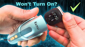 Kemei Trimmer Not Working | Motor Stuck Fix Without Opening