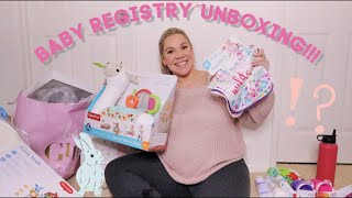 Baby Registry Unboxing