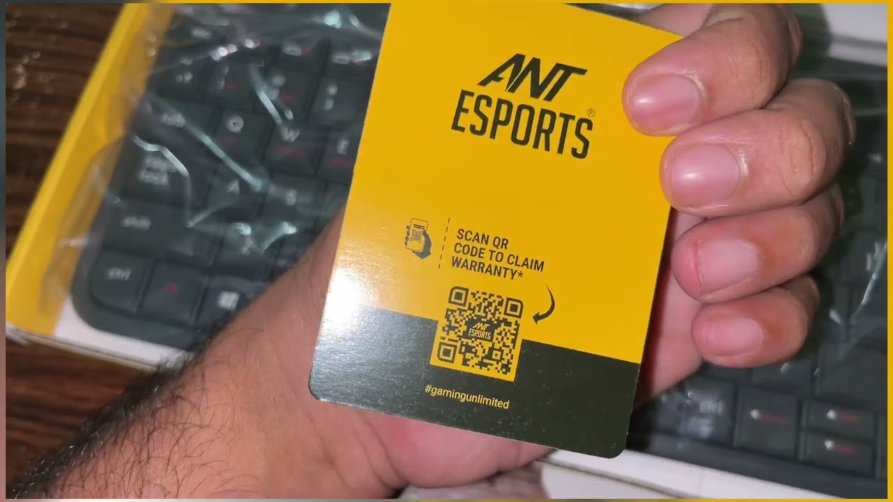 Bluetooth & usb keyboard with mousepad unboxing || ANT E sport