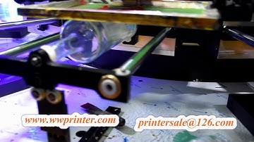 6 color Vodka Glass Bottle Screen Decoration Printer CNC06