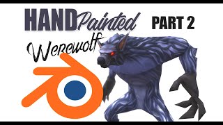 Modeling a Low Poly Werewolf Character in Blender Part 2 - UVW / Rig