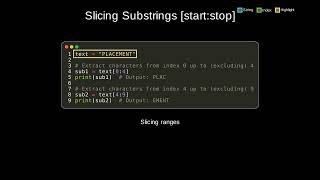 String Indexing and Slicing in Python