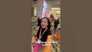 Welcome to IMEX the Super Bowl of the events industry! #eventexperience #imex #vegas