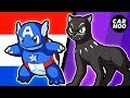 What If Black Panther & Captain America Were Pokemon 【Marvel's Avengers Infinity War Parody】