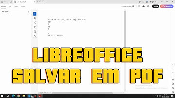 OFFICE SALVAR E EXPORTAR PDF NO LIBREOFFICE