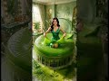 surreal, satisfying luxury aloe vera bed #shorts, #asmr, #satisfying, #beauty ,