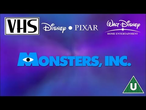 Opening to Monsters Inc. UK VHS (2002)