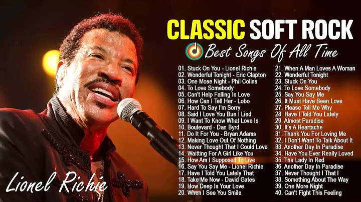 Lionel Richie, Elton John, Rod Stewart, Phil Collins, Bee Gees 📀 Soft Rock 70s 80s 90s Full Album