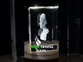 The Stunning Result: 3D Crystal Portrait Unveiled! 🤩
