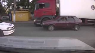Драки  Аварии на российских дорогах 2013
