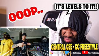 UK WHAT UP🇬🇧!!! CENCH WITH A LIGHT PACK! CENTRAL CEE - CC FREESTYLE (REACTION)