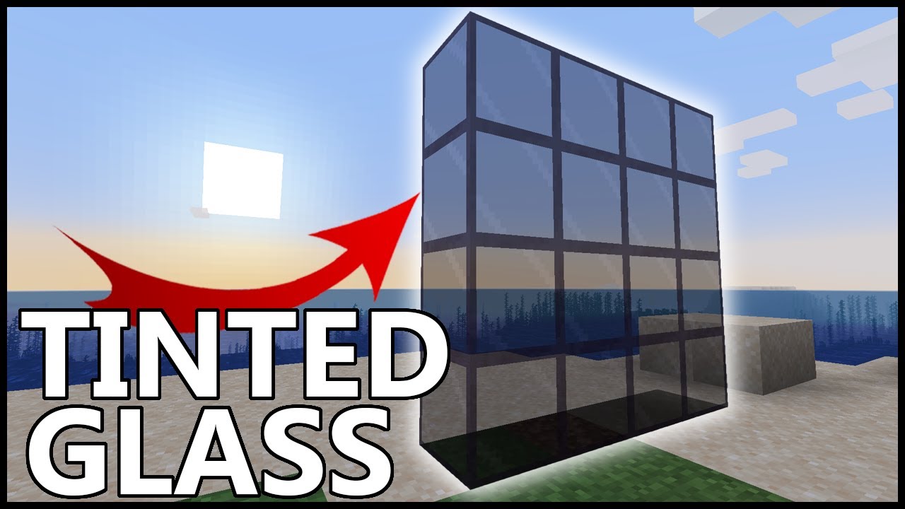 What Does TINTED GLASS Do In Minecraft - YouTube