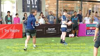 Team USA rugby sevens coach Mike Friday - Hong Kong Sevens 2018 Mini Clinic - Meniscus Magazine