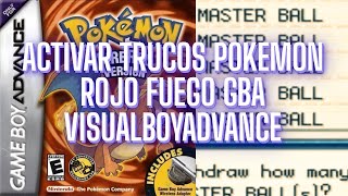 How to Enable Cheats in Pokémon FireRed | VisualBoyAdvance GBA screenshot 4