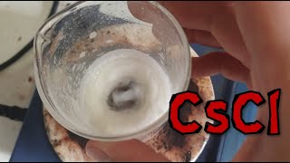 Making Cesium chloride from carbonate