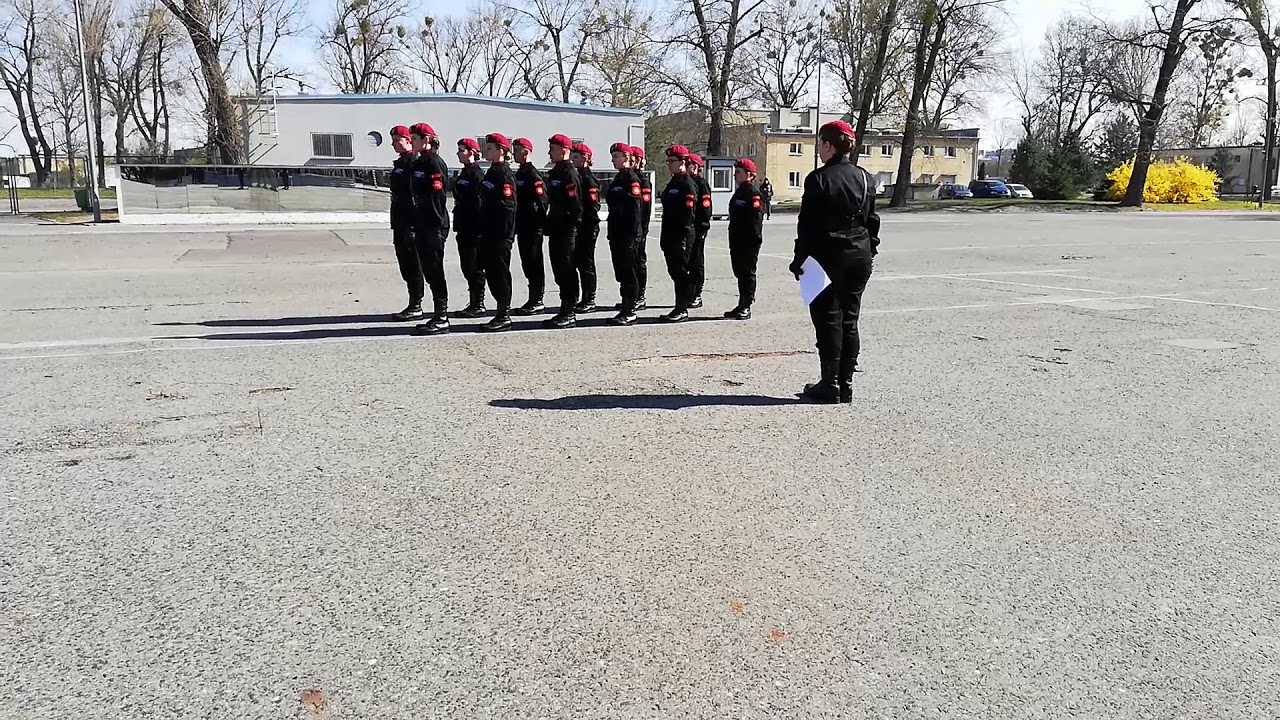Musztra Obowiązkowa Kompanii Reprezentacyjnej Klas Policyjnych ZDZ z Radomia