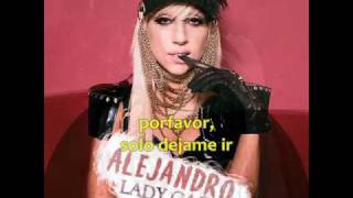 Lady Gaga - Alejandro letra español