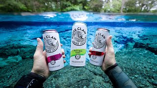 Underwater Party Find: Scuba Diver Discovers Hundreds Of White Claws In The River!