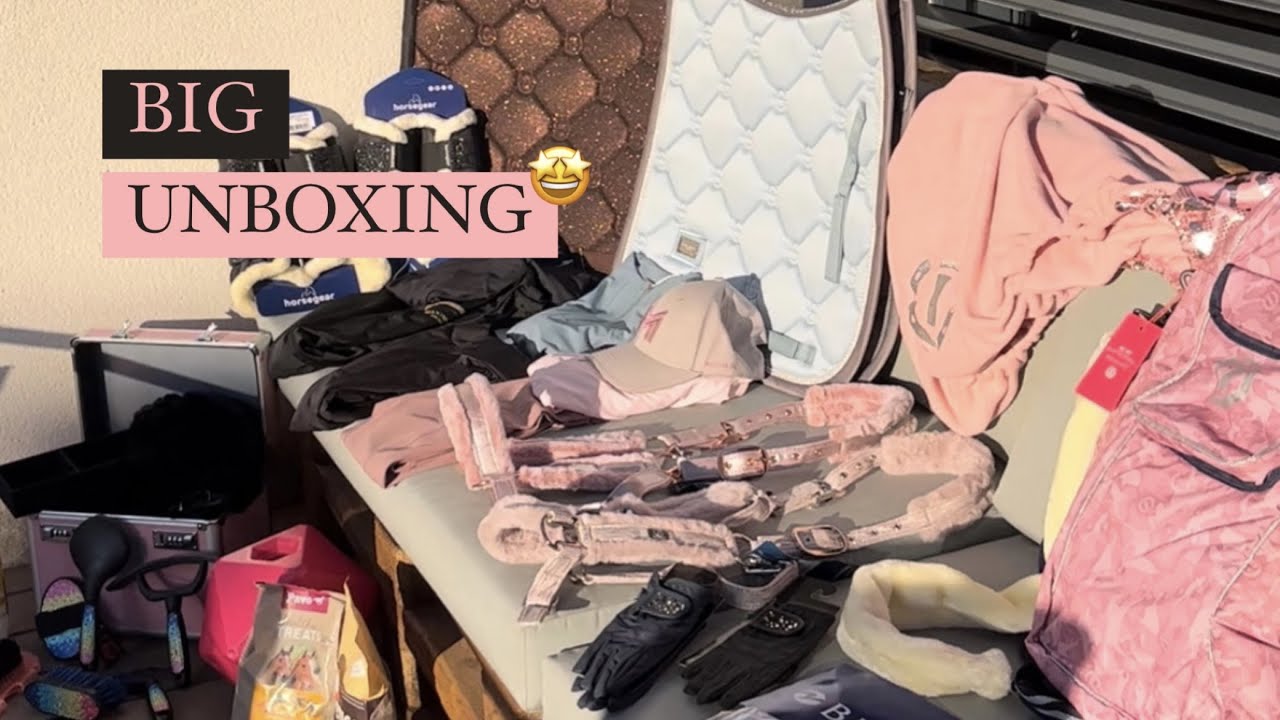 Equestrian Tack Haul🛍 ---BIG UNBOXING🤩✨