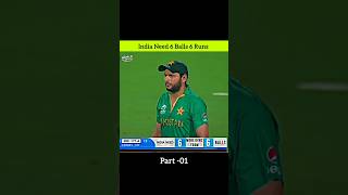 Part 01 | India Vs Pakistan intense Last Over Needed 6 Balls 6 Runs 🔥#cricket