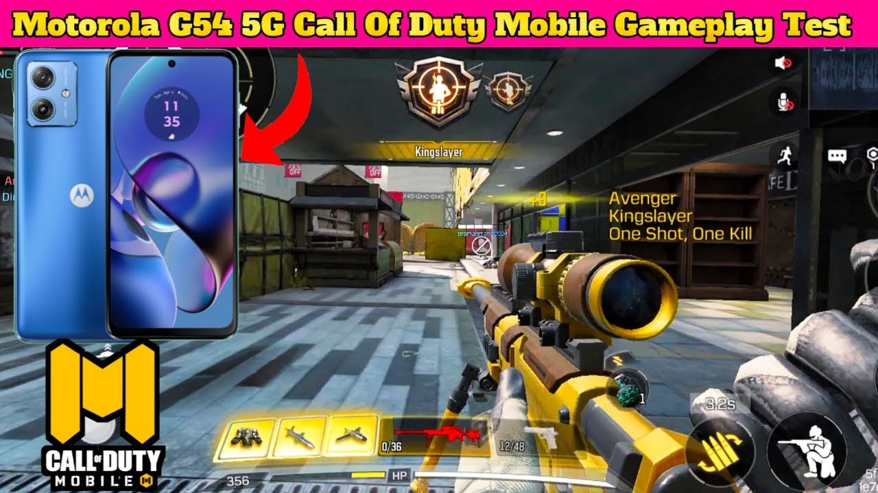 Motorola G54 5G Call Of Duty Mobile Gameplay Test|Moto G54 5G Cod ...