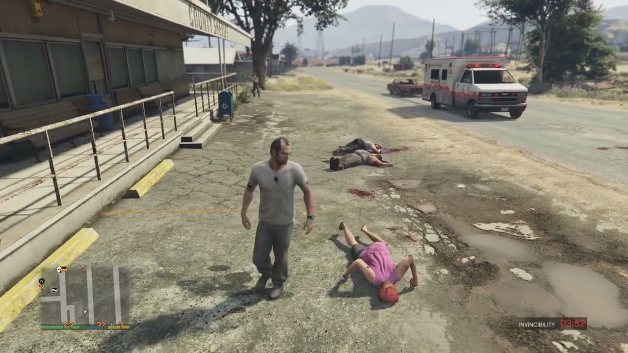 GTA V Female cops Kills Karen and gets shot by the Rednecks