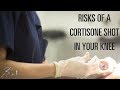 What are the risks of a cortisone shot in my knee?